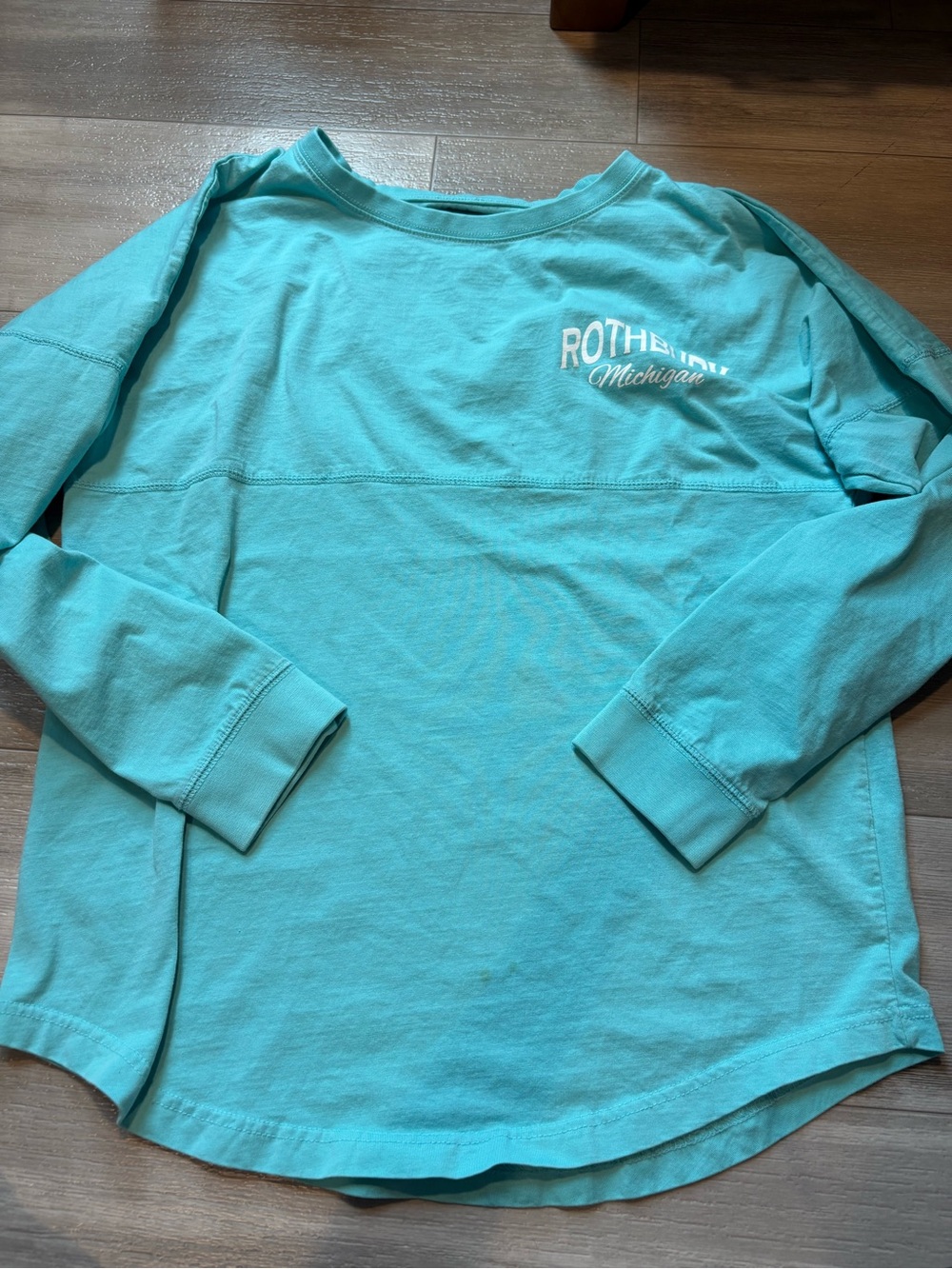 Michigan Long-Sleeve Tee - Aqua